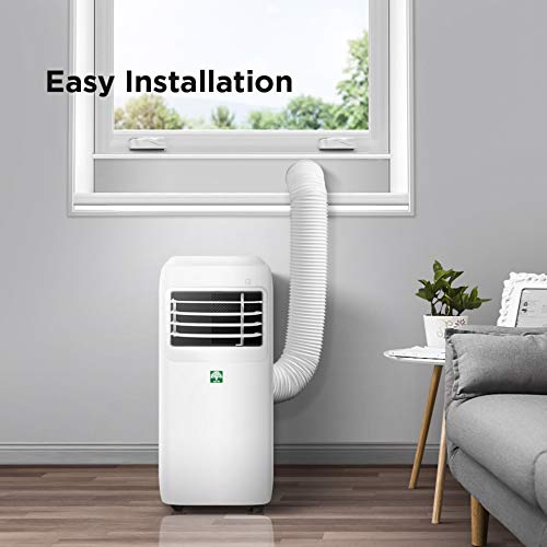 Eco-Air Portable Air Conditioner (9,000 BTU), Works as Dehumidifier & Fan, Control with Touch Panel & Remote - Image 5