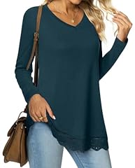 Long V Lace-grey Blue