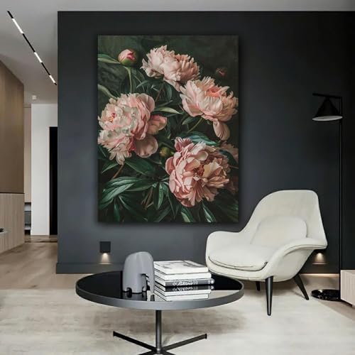 Poster mural fleurs rétro pour transformer un mur vide de chambre - 4