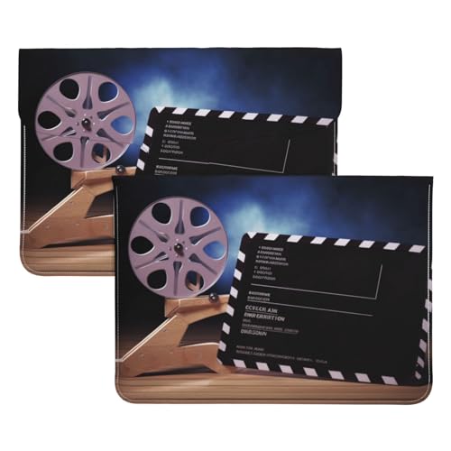 Housse ordinateur portable 13 pouces cuir étui PC portable fin clapperboard - 3