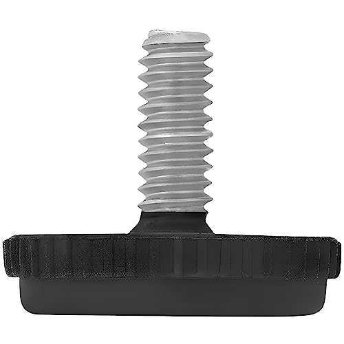 Project Patio 1/4-20 Adjustable Furniture Leg Leveling Feet Stainless Steel Threaded Screw Glide Replacement Outdoor Table Chair Parts - 16 Pack #TOP8