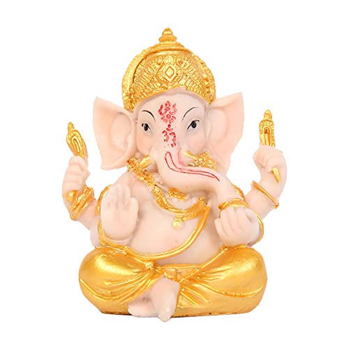 Estatua de Ganesh para Auto Decoración Feng Shui Elefante miniatura 1