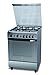 Indesit I6GG1F(X)/I, Cucina 60X60cm con Forno a Gas, a Libera Installazione, 4 Fuochi, Argento