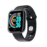 walk fitness Ausgestattet mit einem 1,3-Zoll-HD-Farbbildschirm, der eine hervorragende Bildqualität und ein hervorragendes visuelles Erlebnis bietet. Der Bildschirm wird hell, wenn Sie Ihr Handgelenk anheben, und dunkler, wenn Sie ihn ablegen. Eingebaute 3 austauschbare Wählscheiben, die Sie einfach per Tastendruck umschalten können. Die Smartwatch verfügt über die wasserdichte 5 ATM (IP68) -Technologie, sodass sie beim Händewaschen, Schwitzen, Regen, Baden oder Schwimmen getragen werden kann.