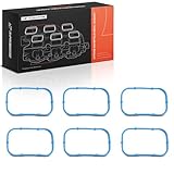 A-Premium Upper Fuel Injection Plenum Gasket Set Compatible with Ram, Dodge, Chrysler, Ford, Jeep, Lincoln, VW - Mustang, Escape, Bronco, Durango, Avenger, Escape & More - DOHC L4 2.0L 2.3L V6 3.6L