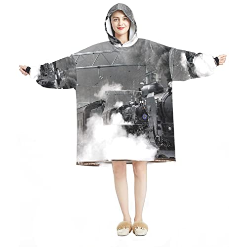 Sweat à capuche surdimensionné pour des soirées cocooning en sherpa