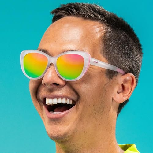 goodr Rainbow Runway Ready Polarized Sunglasses, Medium Sized (Glam G)4