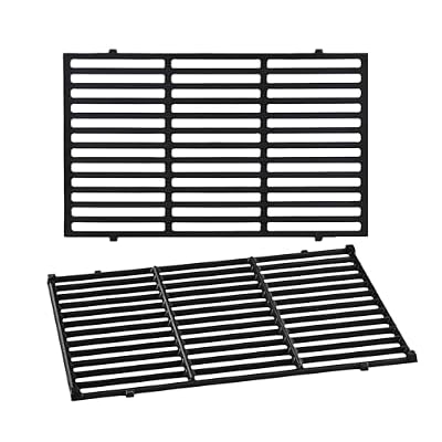 7638 Spirit Grill Replacement Parts for Weber Grill Grates Spirit 300 Series E310 E-315 S-315 E-330 E330 E315 S315 Spirit II E-310 2 E-310 Gas Grill Parts Genesis Silver B 1000 Cooking Grates 2 Pcs