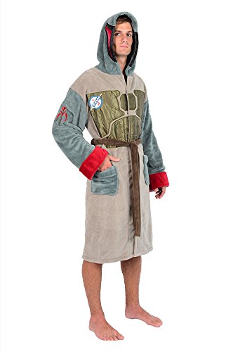 Boba Fett Hooded Fleece Bathrobe
