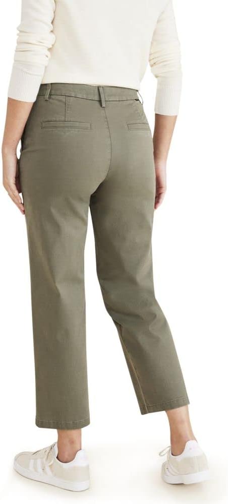 Dockers Womens Straight Fit High Rise Weekend Chino Pants - Image 2