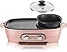 ZSMLB Gril électrique, Hot Pot Barbecue Deux-en-Un à Induction électrique/Multifonction/sans fumée/Barbecue électrique/Le Gril intérieur antiadhésif / (grillé 700 Watts + Hot Pot 800 Watts