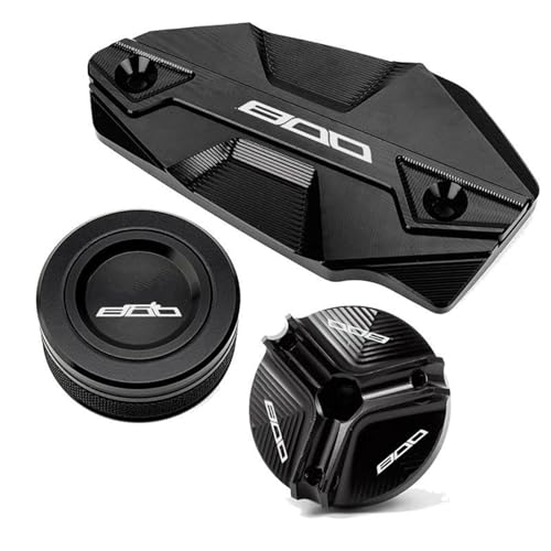 Tapas de líquido de frenos negro para Kawasaki Z800 que evitan fugas en el cilindro maestro