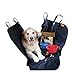 Waterproof Pet Back Seat Protector Cover for Car, SUV & Track+4 BONUS Non Slip Dog Car Seat Cover W/ Side Flaps, Rear Bench Hammock W/ Seat Anchors, Seat Belt & Latch Openings, Dog Seat Cover for Pet