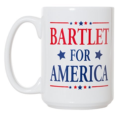 Bartlet for America West Wing Inspired Campaign Mug - Deluxe Double-Sided Coffee Tea Mug (AI4709)
