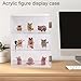 QTLILMNT Acrylic Display Case with Lock Key, Countertop Display Case, Clear Showcase Display Cabinet Safe Storage, Retail Display Case for Collectibles (3 Tier,11.8 x 5.9 x 15.7 Inch)