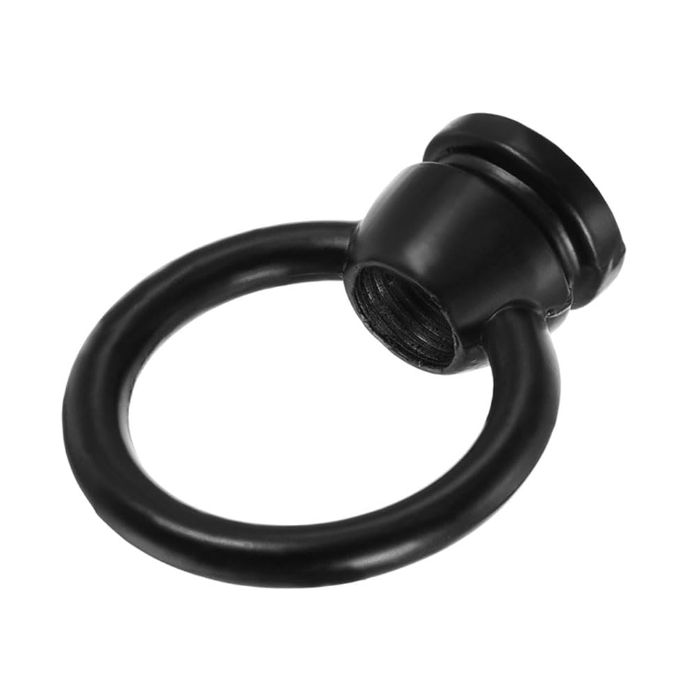 4 Stück Ringmutter, M10 Augenmutter Ösenmutter Ringösen Ösenschraube Hardware für Aufhängen, Lampe, Kronleuchter (Schwarz)
