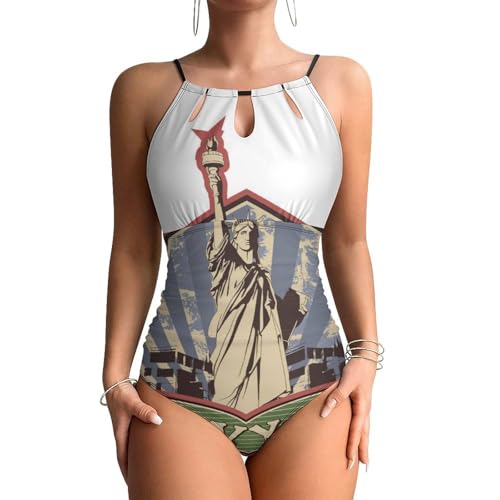 Maillot de bain une pièce femme original monokini beachwear sculptant confortable