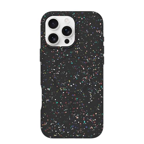 Image of OtterBox iPhone 16 Pro Max Symmetry Series Core - Carnival Night Black | Snaps to MagSafe, Ultra-Sleek, Raised Edges Protect Camera & Screen, Ultra-Thin, Sleek iPhone Case