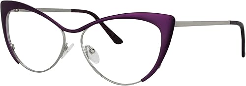 VOOGLAM Annabelle Annabelle - Gafas de bloqueo de luz azul con estilo ojo de gato para mujer