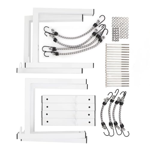 Support d'échelle de remorque en inox premium pour montage latéral
