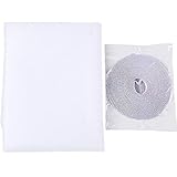 FÁCIL DE CORTAR EL TAMAÑO A JUEGO: la cinta y la malla flexible se pueden cortar, hacer bricolaje a lo largo, para que sean adecuadas para sus ventanas.