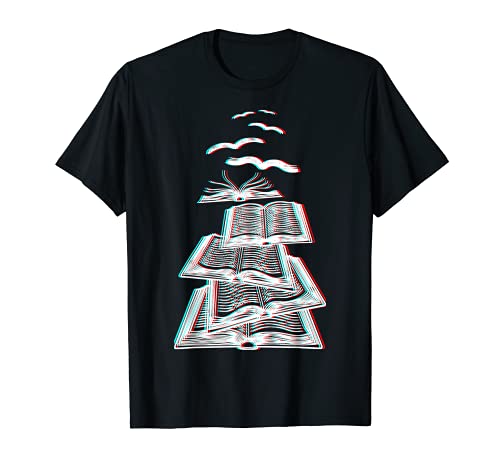 Libro de pájaros, gusano de libro, literatura bibliotecar Camiseta