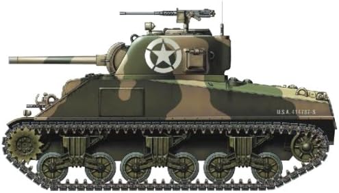 Armourfast Sherman M4A2 75mm Plastic Tank Model Kit 1/72 - Includes 2 Tanks