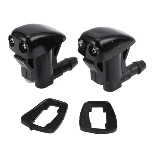 HEROFFIX 2 Piezas Boquilla De Lavaparabrisas Para Toyota Corolla 2005-2008 Boquillas De Rociado De Parabrisas Delantero Chorro De Lavado De Parabrisas No.8538112280 Plástico Negro