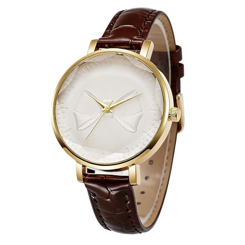 Montre femme en cuir idéale pour le bureau et les soirées élégantes RORIOS