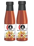 Chings Red Chilli Sauce 200g-(Pack of 2) | Spicy & Tangy Chinese-Style Hot Sauce | Perfect for Cooking & Dipping