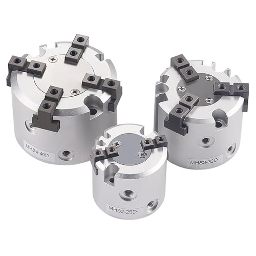 Pince pneumatique MHS3 25D cylindre à air anti glissement à double action