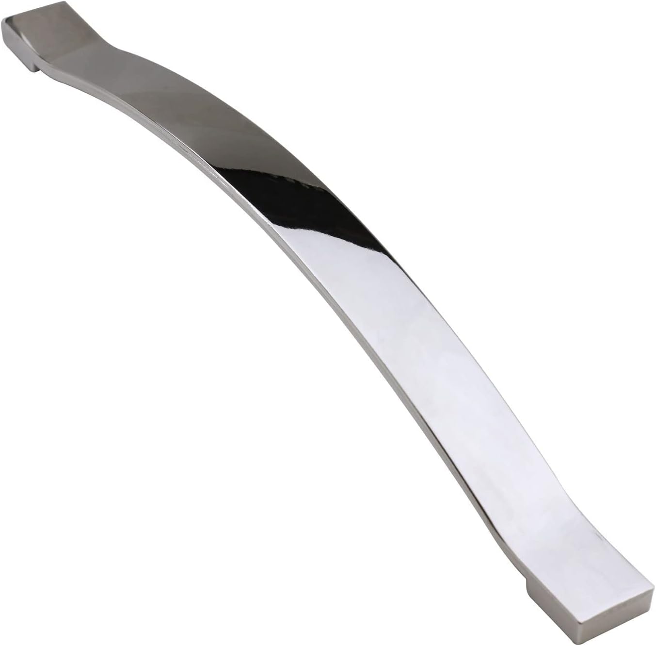 Badem10 Akasya Çekmece Mutfak Dolap Kapak Kulbu 224 mm Krom Metal Kulp