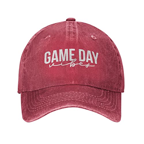 Hat Game Day Vibes Hat Men Baseball Hats Graphic Cap