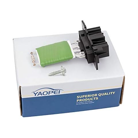 YAOPEI Car Heater Motor Fan Blower Resistor for Vauxhall Corsa D E Adam Fiat Grande Punto Doblo Ducato Fiorino Qubo Alfa Romeo Mito 13248240 77364061 Cover