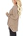 SimpleFun Womens Long Sleeve Tops Dressy Casual Twist Knot Sweater V-Neck Fall Shirts 2025 Trendy Beige XL