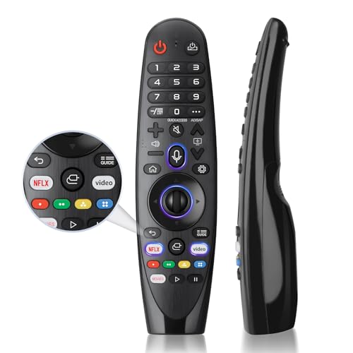 Voice-Magic-for-LG-TV-Remote-Control-Replacement Compatible with LG Smart OLED Thinq Webos TVs for AKB75855501 AN-MR25GA AN-MR24gn MR23gn MR22gn MR21ga MR20ga