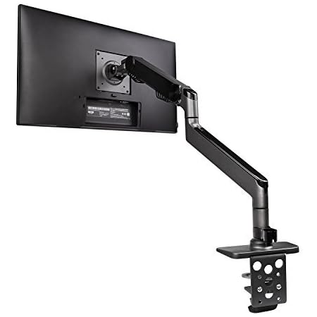 Loctek Gas Spring Dual LCD Arm Desk Monitor Mounts Fits 10"-27" Monitors N3 Free Image Download