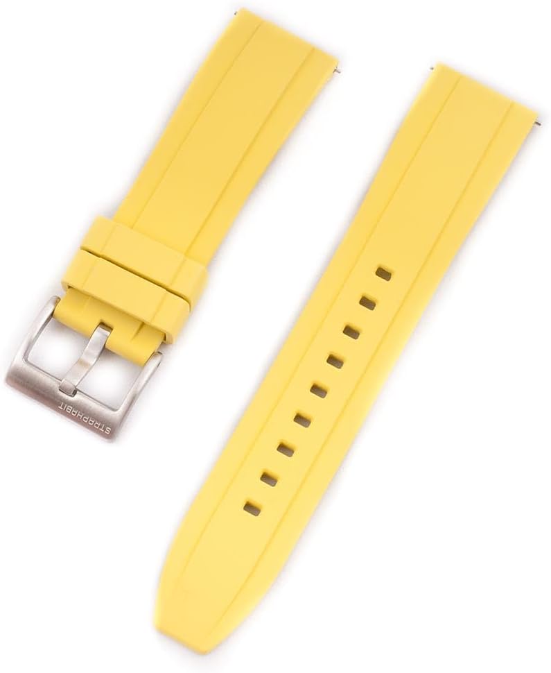 StrapHabit Quick Release Rubber Watch Strap Band FKM 20mm 22mm 24mm
