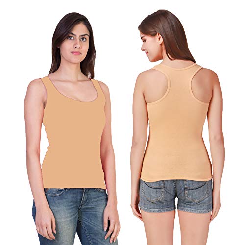 Image of Camisole Tank Top Vest Racerback Sando Camis for Women, Girls (Pack of 2)