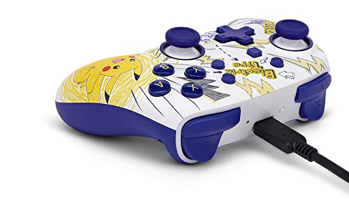Manette sans fil améliorée PowerA Nano pour Switch - Pokémon : Pikachu School Days