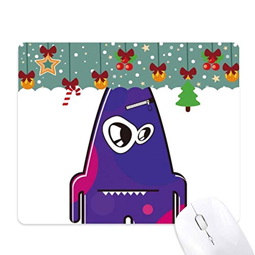 Tapis de souris en caoutchouc pour bureau gaming violet alien
