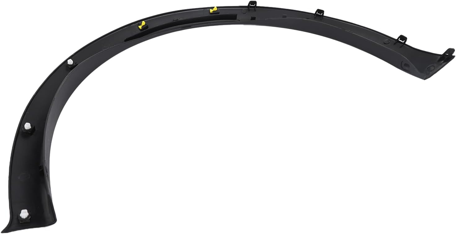 Front Left Fender Trim Compatible with Nissan Juke 2011 2012 2013 2014 2015 2016 2017 Driver Side Fender Flare Fender Molding Trim Wheel Arch Molding Trim Replace for 63861-1KA0A (Front Left)