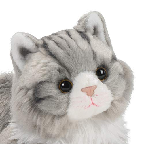 Demdaco 5005030200 Sweet Maine Coon Cat Silver Grey 10 Inch Children'S Soft Plush Stuffed Animal Toy thumb #5