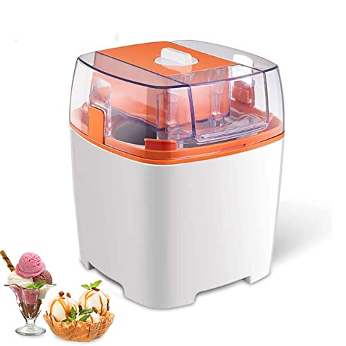 Elektrische Eismaschine mit eingebautem Gefrierschrank, Softeismaschine, Heimkinder, kleine Eismaschine, Arbeitsplatte…