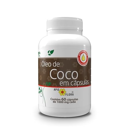 ÓLEO DE COCO Extra Virgem - 60 Cápsulas de 1g, Apis Flora