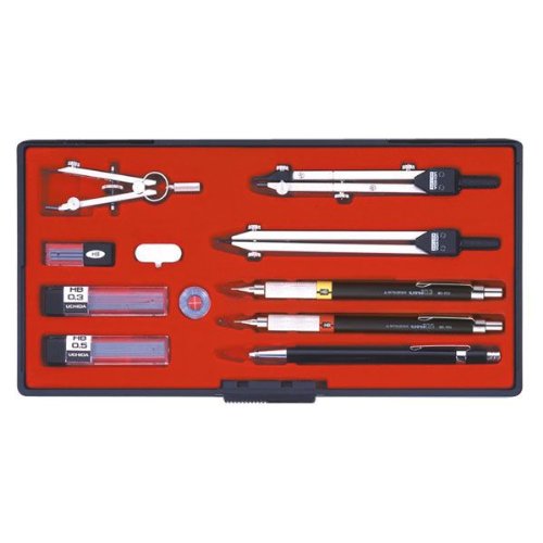 ウチダ KD型製図器 SEセット 1-730-7034 設計製図用品