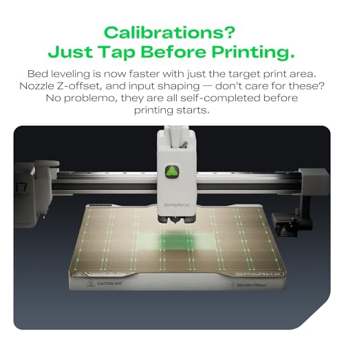 Image of Creality SPARKX i7 Autofill 3D Printer, Auto Filament Load and Refill 500mm /s High Speed Auto-Leveling AI Photo to 3D Printing RGB Light 95% Pre-Assemble Low Noise 260x260x255 mm