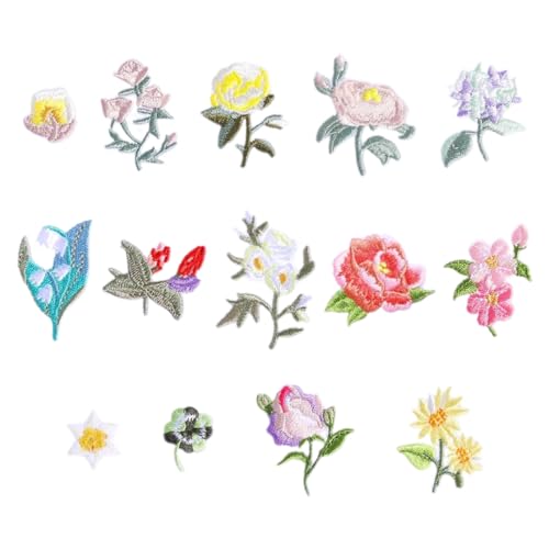 Design Vari ed Eleganti: Ogni set include 14 design unici tra cui rosa, girasole, orchidea e molti altri. Perfette per esprimere la tua creatività e aggiungere un tocco di eleganza e colore ai tuoi vestiti