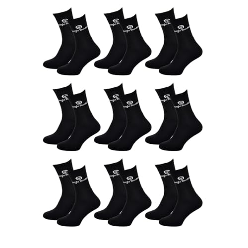 OZABI Chaussettes SPORT SERGIO TACCHINI - Pack de 9 Paires - 0732X9 NOIR - 43/46