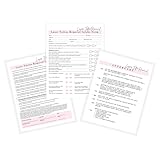 Laser Tattoo Removal Intake, Consent, and Aftercare Form | 75 Pack | 8.5 x 11